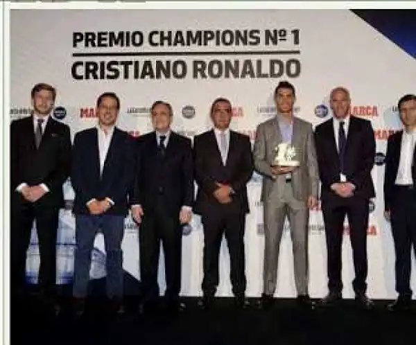 Cristiano Ronaldo Wins Champions League Best Player Award